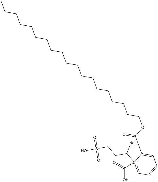 Phthalic acid 1-nonadecyl 2-(1-sodiosulfopropyl) ester