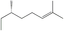 [S,(+)]-2,6-Dimethyl-2-octene Structure