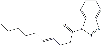 1-(4-Decenoyl)-1H-benzotriazole Structure