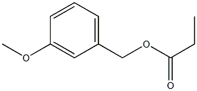Propanoic acid 3-methoxybenzyl ester Structure