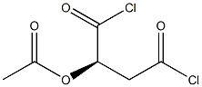 [R,(+)]-2-(アセチルオキシ)こはく酸ジクロリド 化学構造式