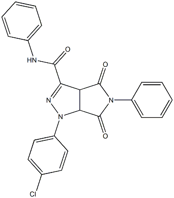 1,3a,4,5,6,6a-Hexahydro-4,6-dioxo-N-phenyl-5-(phenyl)-1-(4-chlorophenyl)pyrrolo[3,4-c]pyrazole-3-carboxamide|