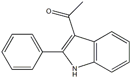 3-Acetyl-2-phenyl-1H-indole Structure