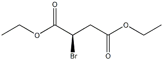 [R,(+)]-ブロモこはく酸ジエチル 化学構造式