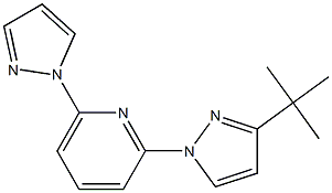 2-(3-tert-Butyl-1H-pyrazol-1-yl)-6-(1H-pyrazol-1-yl)pyridine Structure