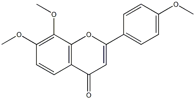 4',7,8-Trimethoxyflavone Structure