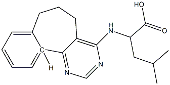 (R)-2-[[(6,7-Dihydro-5H-benzo[6,7]cyclohepta[1,2-d]pyrimidin)-4-yl]amino]-4-methylvaleric acid