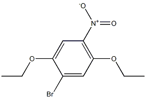 1-ブロモ-2,5-ジエトキシ-4-ニトロベンゼン 化学構造式