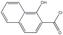 1-Hydroxy-2-naphthoyl chloride Struktur