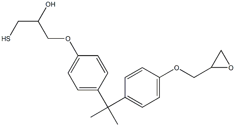 2-[4-[1-[4-(Oxiranylmethoxy)phenyl]-1-methylethyl]phenoxy]-1-(mercaptomethyl)ethanol