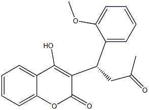 4-Hydroxy-3-[(1S)-3-oxo-1-(2-methoxyphenyl)butyl]-2H-1-benzopyran-2-one|