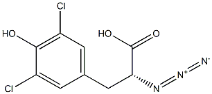[R,(+)]-2-Azido-3-(3,5-dichloro-4-hydroxyphenyl)propionic acid