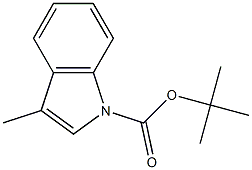 1-(tert-Butyloxycarbonyl)-3-methyl-1H-indole Structure