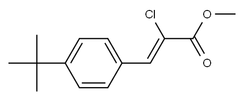 (2Z)-2-Chloro-3-(4-tert-butylphenyl)propenoic acid methyl ester