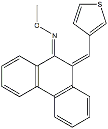 (10Z)-9,10-Dihydro-9-(methoxyimino)-10-(3-thienylmethylene)phenanthrene