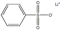 Benzenesulfonic acid lithium salt Struktur