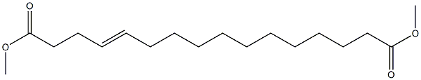 4-Hexadecenedioic acid dimethyl ester 结构式