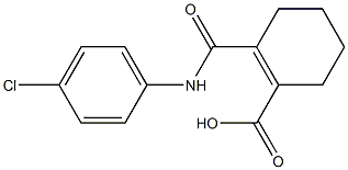 2-(p-Chlorophenylcarbamoyl)-1-cyclohexene-1-carboxylic acid