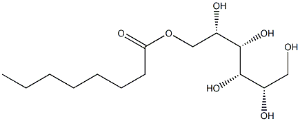 L-Mannitol 1-octanoate Struktur