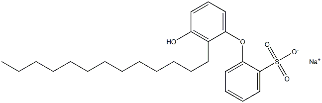 3'-Hydroxy-2'-tridecyl[oxybisbenzene]-2-sulfonic acid sodium salt|