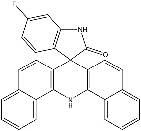 6'-Fluorospiro[dibenz[c,h]acridine-7(14H),3'-[3H]indol]-2'(1'H)-one