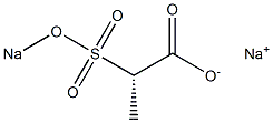 [S,(+)]-2-(Sodiosulfo)propionic acid sodium salt Structure