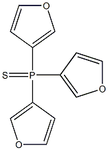 トリ(3-フリル)ホスフィンスルフィド 化学構造式