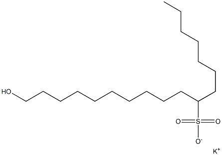 18-Hydroxyoctadecane-8-sulfonic acid potassium salt