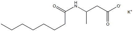 3-Capryloylaminobutyric acid potassium salt Structure