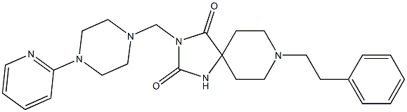 8-Phenethyl-3-[[4-(2-pyridyl)piperazino]methyl]-1,3,8-triazaspiro[4.5]decane-2,4-dione