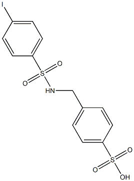 4-[(4-Iodophenylsulfonyl)aminomethyl]benzenesulfonic acid 结构式