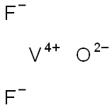 バナジウム(IV)ジフルオリドオキシド 化学構造式