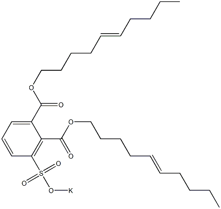 3-(Potassiosulfo)phthalic acid di(5-decenyl) ester