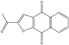 2-Acetyl-4,9-dihydronaphtho[2,3-b]furan-4,9-dione Structure