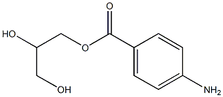 p-Aminobenzoic acid glyceryl ester Struktur