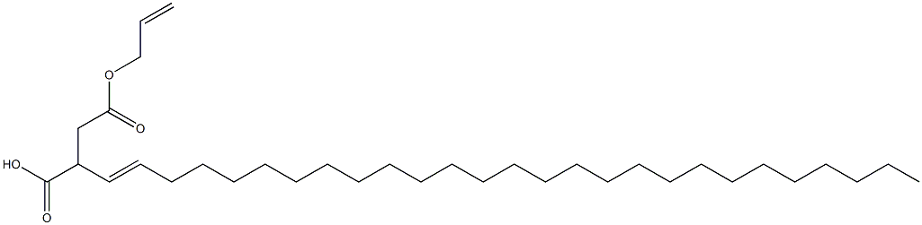 2-(1-Heptacosenyl)succinic acid 1-hydrogen 4-allyl ester Structure