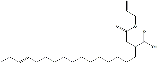 2-(13-Hexadecenyl)succinic acid 1-hydrogen 4-allyl ester 结构式