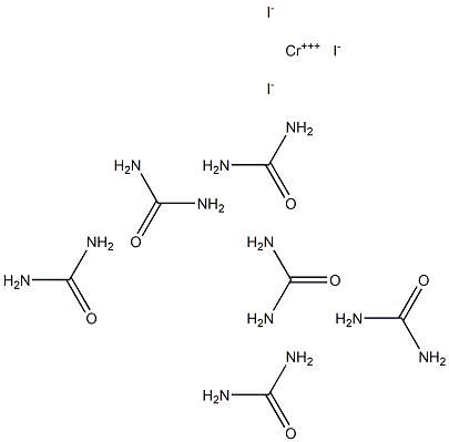 Hexakis(urea)chromium(III) iodide Structure