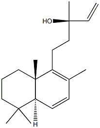 6,8,14-Labdatrien-13-ol Struktur