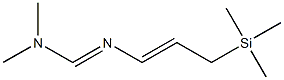 (E)-N-[(E)-Dimethylaminomethylene]-3-trimethylsilyl-1-propen-1-amine Structure