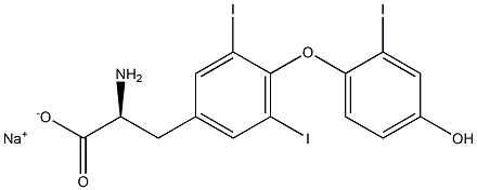 (S)-2-Amino-3-[4-(4-hydroxy-2-iodophenoxy)-3,5-diiodophenyl]propanoic acid sodium salt