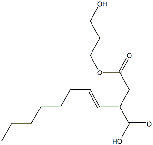 3-(1-Octenyl)succinic acid hydrogen 1-(3-hydroxypropyl) ester Structure