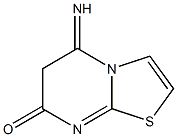 5-イミノ-6H-チアゾロ[3,2-a]ピリミジン-7(5H)-オン 化学構造式