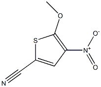 2-Methoxy-3-nitrothiophene-5-carbonitrile Structure