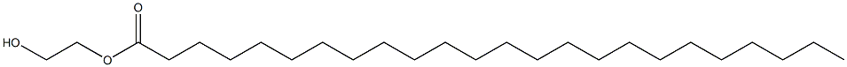 Tetracosanoic acid 2-hydroxyethyl ester Struktur