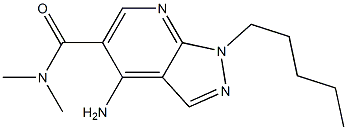 1-Pentyl-4-amino-N,N-dimethyl-1H-pyrazolo[3,4-b]pyridine-5-carboxamide