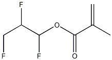 Methacrylic acid (1,2,3-trifluoropropyl) ester Struktur