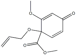 2-Methoxy-4-oxo-1-(2-propenyloxy)-2,5-cyclohexadiene-1-carboxylic acid methyl ester