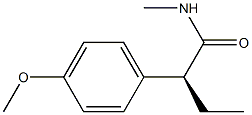 [S,(+)]-2-(p-Methoxyphenyl)-N-methylbutyramide