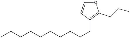 3-Decyl-2-propylfuran Struktur